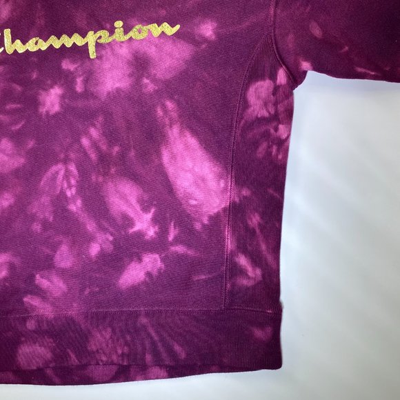 Champion Sweatshirt Tie - Dye Berry Crew Neck - Picture 6 of 9